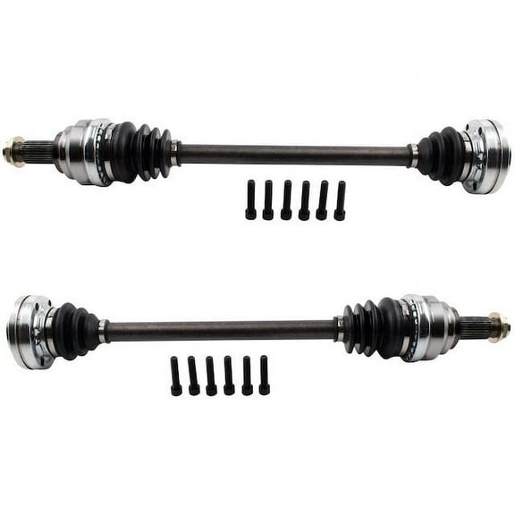 Rear Axle Shaft Set 2 Piece - Compatible with 2008 - 2013 BMW 328i 3.0L 6-Cylinder 2009 2010 2011 2012