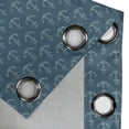 thumbnail image 4 of Ambesonne Anchor Grommet Curtain, Anchors, 50" x 120", Petrol Blue Sky Blue, 4 of 6