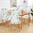 thumbnail image 2 of Yayeee 4 Pack Dining Chair Covers Stretch Parson Chairs Slipcovers Seat Protector, Green Dinosaur Pattern, 2 of 6