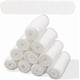 thumbnail image 1 of 20 protectores de pecho absorbentes lavables, reutilizables, de algodón, rectangulares, finos y blancos, 1 of 5