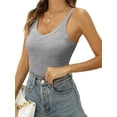 thumbnail image 3 of Sleeveless V-Neck Women Slim Fit Summer Tank Tops, 3 of 5