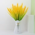 thumbnail image 2 of D-GROEE 7 Forks Artificial Wheat Stalks Golden Wheat Stems Fall Harvest Wheat Bouquet Bunch for DIY Flower Arrangements Thanksgiving Home Wedding Table Decor, 2 of 9