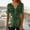 A06 Green Blouses, variant on Linen Shirts for Women Plus Size V Neck Blouses Loose Fit Short Sleeve Tops Fashion Summer Shirts Elegant Dressy Casual Blouses Today ofertas En , XL Mothers Day