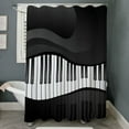 thumbnail image 3 of CafePress - Piano - Unique Fabric Shower Curtain 70" x 72", 3 of 3