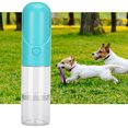 thumbnail image 4 of Mascota Perro Gato Salir Viaje Portátil Llevar Agua Beber Biberón Alimentación Taza Suministro 400mlazul, 4 of 5