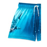 Wonder Nation Boys Quick Dry Stretch Swim Trunks with UPF50, Sizes 4-18 & Husky