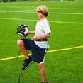 thumbnail image 4 of Entrenador de patadas de fútbol ajustable para adultos y niños, equipo de entrenamiento con balón de fútbol, cinturón elástico para práctica individual, asistencia deportiva, 4 of 4