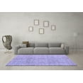 thumbnail image 3 of Ahgly Company Indoor Square Abstract Blue Modern Area Rugs, 7' Square, 3 of 4