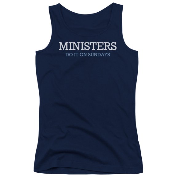 - Ministers Do It - Juniors Tank Top - Small