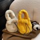thumbnail image 4 of Bolso de lana de visón de imitación de otoño e invierno, bolso de moda para mujer, bolso con linterna de muñeca, lindo mini, 4 of 6