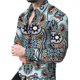 thumbnail image 1 of Camisas de manga larga con estampado de cachemira de la antigua Babilonia en 3D, camisetas de oficina con gráficos de tótem espiritual hinduismo para hombres, blusas, 1 of 6