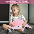 thumbnail image 2 of Dolphin Stuffed Animal Plush Toys Soft Lovely Hugging Pillow Stuff Dolls Plushes for Children Girls Sleeping Cushion Gift Room Decor, 2 of 5