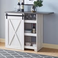 thumbnail image 5 of Furniture of America Veka Expandable Buffet, White Oak and Gray, 5 of 8