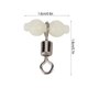 thumbnail image 2 of Eslabón Giratorio de Pesca, 5 Piezas Luminous Fishing Rolling Swivels Connector Triple Solid Ball Bearing Pesca Tackle-S/L(L) Amonsee No, 2 of 6