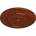 thumbnail image 3 of Ekena Millwork 26 5/8"OD x 2 1/4"P Christopher Ceiling Medallion, Hand-Painted Firebrick, 3 of 5