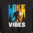 thumbnail image 3 of Instant Message - Lake Vibes Sasquatch  - Toddler & Youth Crewneck Fleece Sweatshirt, 3 of 6
