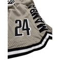 thumbnail image 4 of Nipsey Hussle X Kobe Bryant Headgear Classics Crenshaw Mamba Basketball Shorts (Small, Grey/Black), 4 of 5