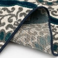 thumbnail image 4 of Tropiana Sapphire Blue and Ivory Woven Area Rug, 4 of 8