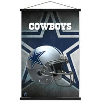 NFL Dallas Cowboys - Helmet 16 Wall Poster with Magnetic Frame, 22.375" x 34"