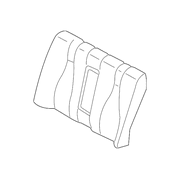 Genuine OE Mercedes-Benz Seat Back Assembly - 220-920-50-30-9C05
