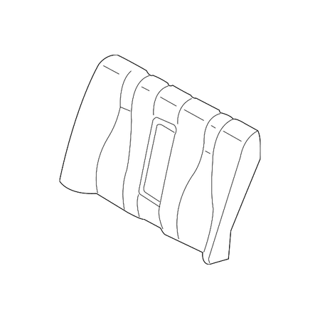 Genuine OE Mercedes-Benz Seat Back Assembly - 220-920-50-30-9C05