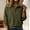 Army Green, variant on NTACZA Green Sweaters for Women Quarter Zip Dressy Zip Mock Neck Sweaters Knitted Pullover Polos Womens Winter Jumpers L