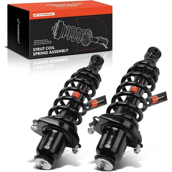 A-Premium Rear Complete Strut w/Coil Spring (AWD) Compatible with Toyota Matrix 2003-2006 & Pontiac Vibe 2004-2006