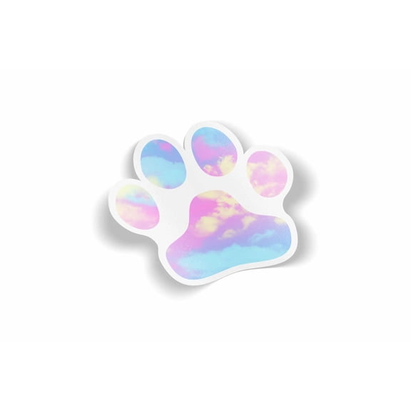 Paw Print Design 2 Waterproof Sticker