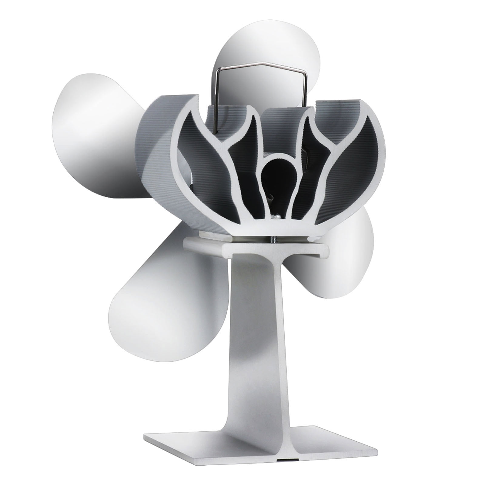 jovati Fan for Wood Stove Powered by Heat Stove Fan Wood Stove Fans  Fireplace Fan Heat Powered Fan with 4 Blade Wood Stove Fan Heat Powered  Fireplace Fan Heat Powered Heat Powered