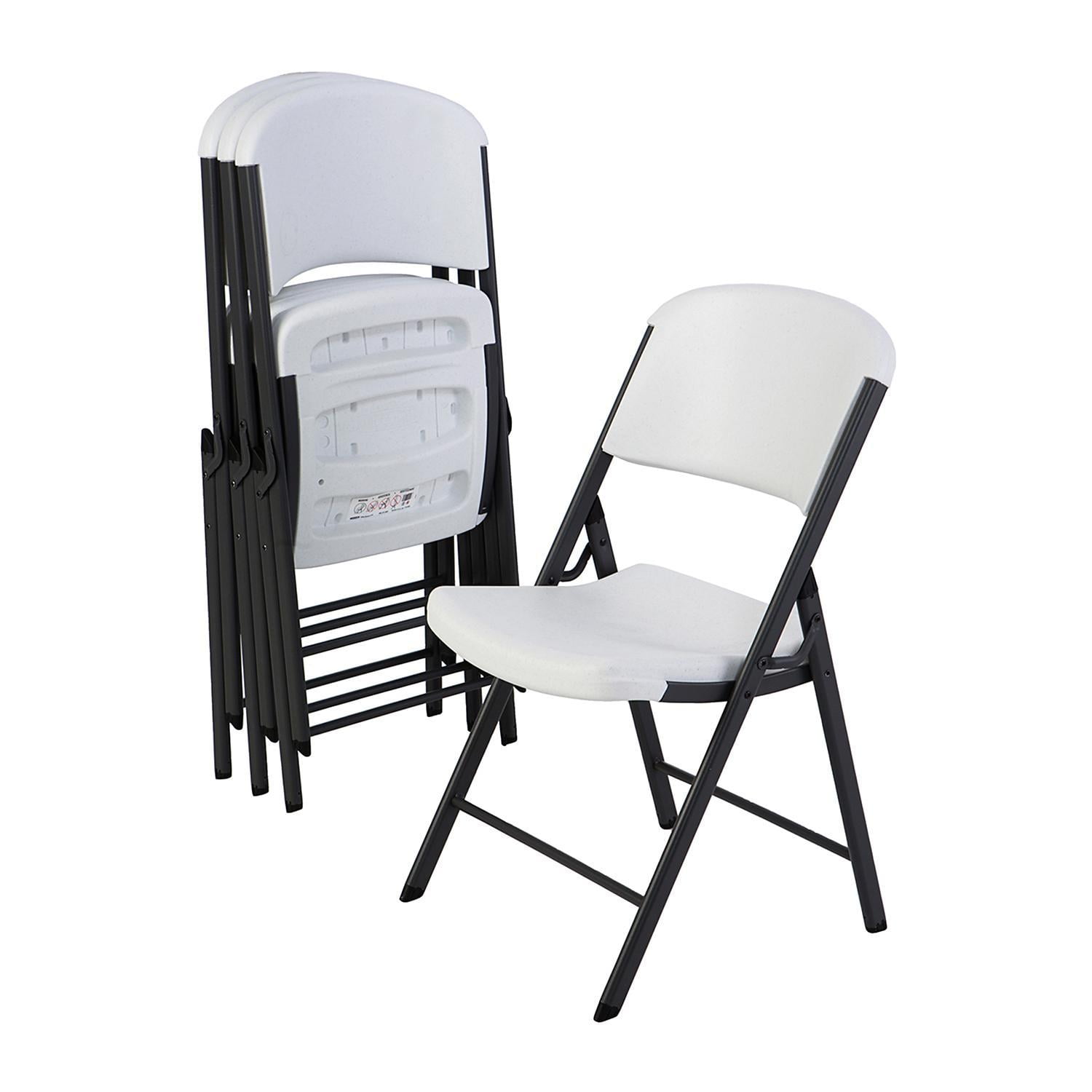 Lifetime Commercial Grade Contoured Folding Chair 4 Pack Pick a Color,CYBER SALE 