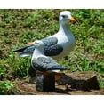 thumbnail image 2 of Escultura Creativa de Gaviota Sunnimix 2pcs Resina Ornamento al aire libre del jardín, 2 of 8