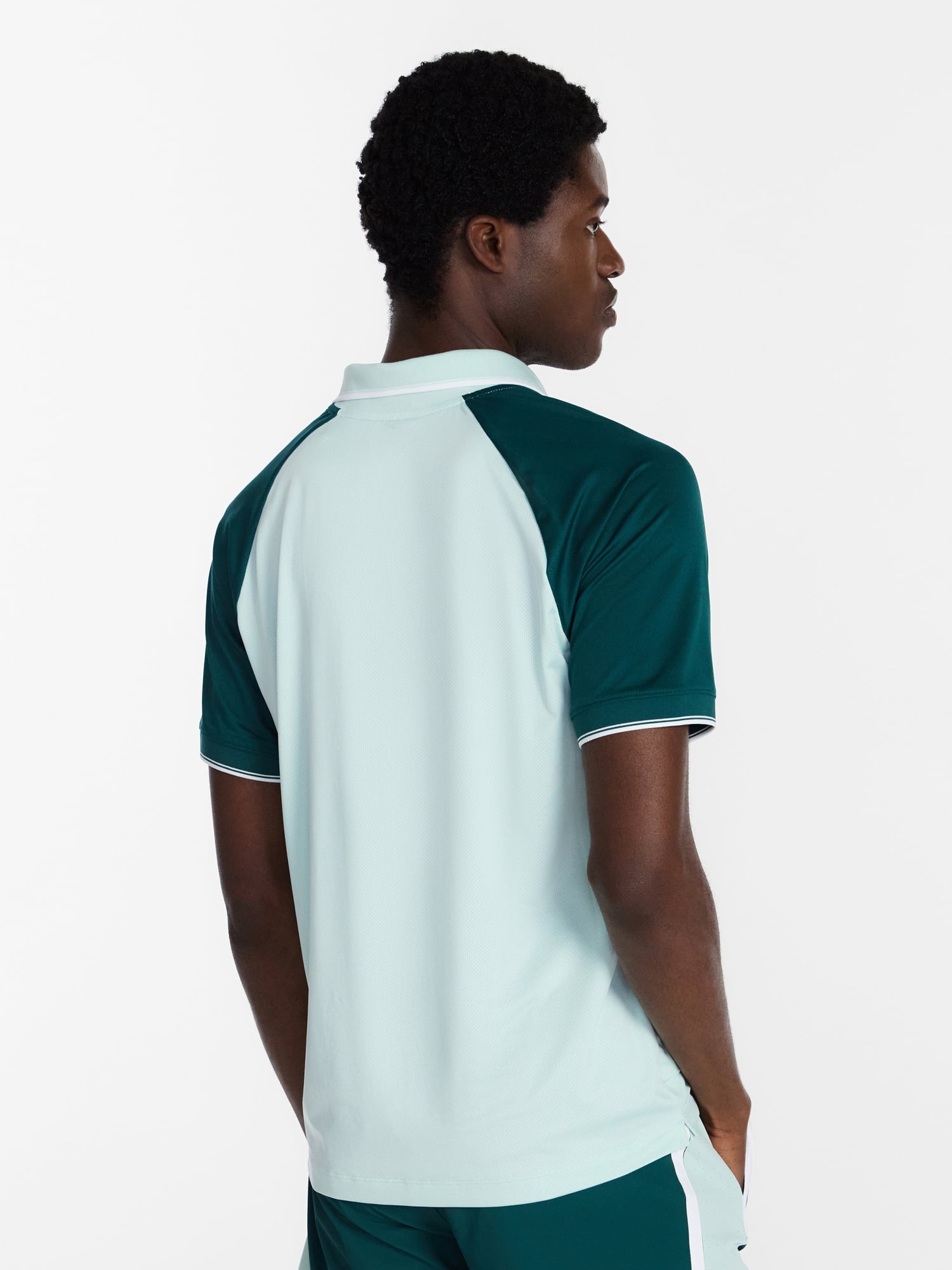 Athletic Works Men's and Big Men's Modern Tennis Polo Shirt, Sizes XS-3XL