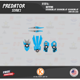 thumbnail image 3 of Kalair GFX Graphics Kit for KTM Motocross 4-STROKE 250SX-F, 350SX-F and 450SX-F (2019-2022) Predator Series, 3 of 5