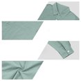 thumbnail image 4 of Linen Shirts for Men Long Sleeve, Casual Summer Button Down Shirt Tops, Fashionable Loose Breathable Solid Color, light Green 2xl, 4 of 6