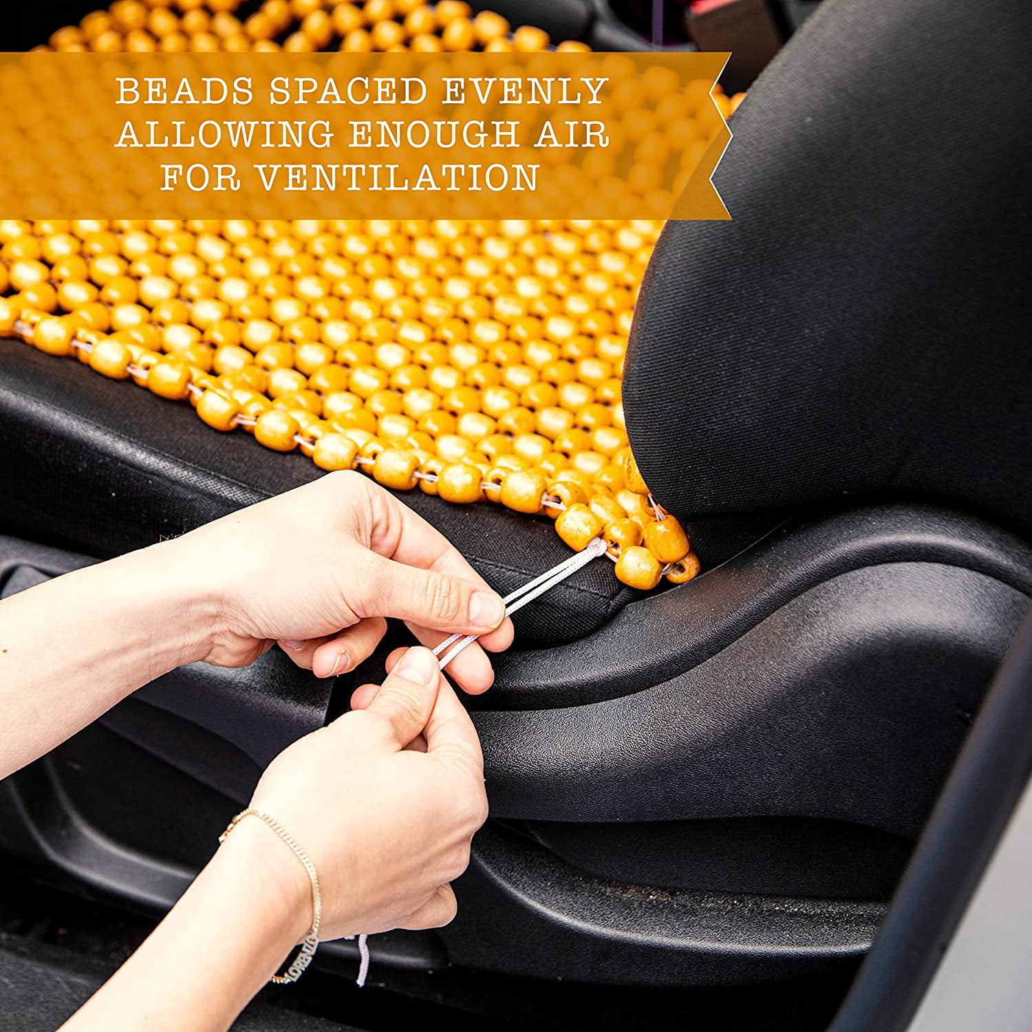 Non-Toxic Eco Interior Car Accessories Massage Wooden Beads  Seat/Lumbar/Cushioning/Chair/Cushion Cover - China Car Seat Wooden Beads,  Car Seat Wooden Bead