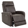thumbnail image 4 of CHITA Electric Power Recliner, Zero Wall Hugger Recliners RV Recliners for Small Space Living Room, Faux Leather Single Sofa Chair with Adjustable Headrest USB&Type-C Charge, Chocolate Brown, 4 of 15