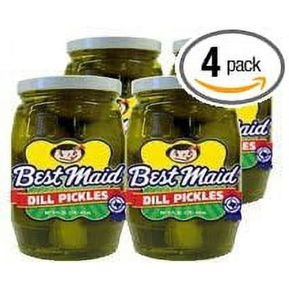 Best Maid Dill Pickles 16 oz (4 Pack)