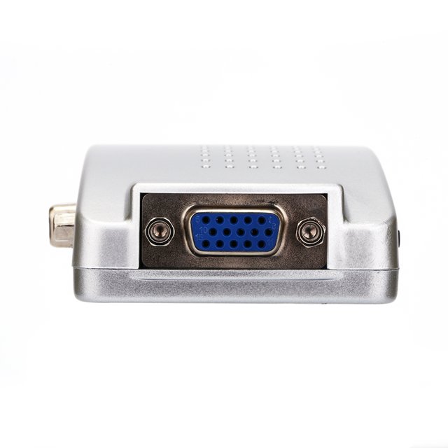 Convertisseur PC Universel Boîte de Conversion PC Universelle pour Ordinateur Portable PC VGA vers TV Adaptateur AV