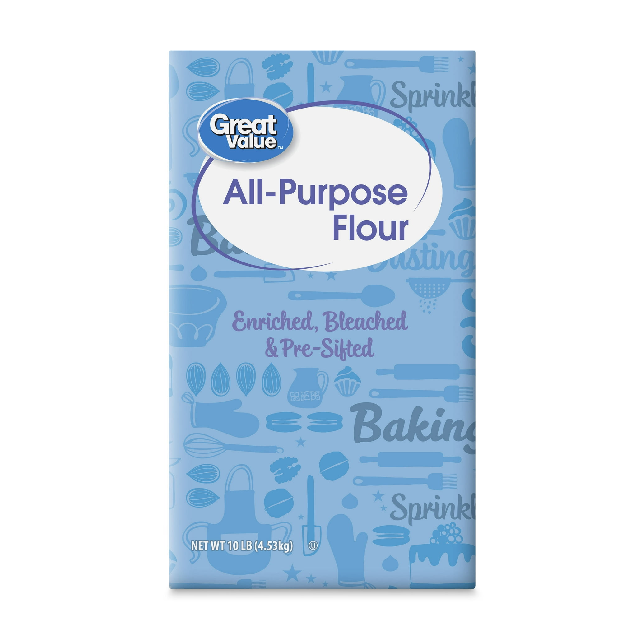 Great Value All-Purpose Flour, 10 lb Bag