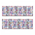 thumbnail image 2 of Abstract Bench Cushion Set of 2, Minimalist Modern Art Pattern with Stripes and Rectangles Geometric Arrangement, Standard Size Foam Pad and Decorative Cover, Multicolor, by Ambesonne, 2 of 4