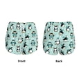 thumbnail image 3 of Balery Winter Skiing Penguin Pantalones cortos deportivos para mujer con forro y dos bolsillos, elásticos, para entrenamiento, gimnasio, yoga-Medium, 3 of 7