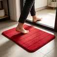 thumbnail image 2 of Leodye 1PCS Memory Foam Bath Rug, Ultra Soft Absorbent Non-Slip Mat for Indoor Bathroom and Home Decoration -15.74*23.62in, 2 of 6