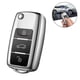 thumbnail image 1 of 1 pieza adecuada para Volkswagen POLO LaVida Sagitar Jetta Bora Tiguan, funda protectora para llave de coche de TPU con patrón de fibra de carbono, 1 of 8