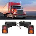 thumbnail image 4 of Luces de Marcador LED lateral, Lámpara de Marcador lateral de 3 Colores de color Rojo Amarillo de 3 Colores 1 par IP65 impermeable para camiones remolques, 4 of 7