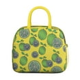 thumbnail image 2 of Reusable Lemon Lnsulated Lunch Bag for Women & Men-Leakproof Water-Resistant Cooler Tote,Large Capacity(10.6x8.7x6.3in)for Work,Office,Travel,Picnic,Beach., 2 of 7