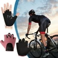 thumbnail image 5 of Btomtd Half Finger Gloves with Non Slip Grip for Outdoor Sports and Fitness, Wear Resistant Gloves for Yoga and Cycling, Breathable Half Finger Sports Gloves, Size L, Red, 5 of 6