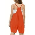 thumbnail image 5 of Gamivast My Order History Online Girls Sleeveless Romper Kids Summer Casual Spaghetti Strap Short Overalls Crew Neck One Piece Jumpsuit with Pockets Orange Refunds on My Account from an Online Order, 5 of 8