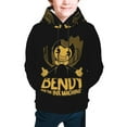 thumbnail image 2 of Youth Bendy And The Ink Machine Hoodies 3d Print Pullover Hooded Sweatshirt With Pocket For Boys Girls, 2 of 7