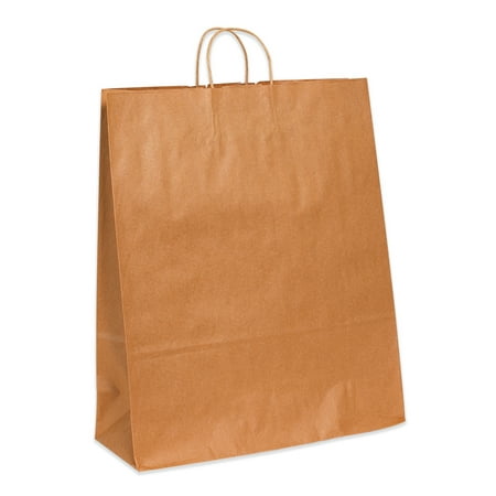 UPC: 0804800010234 | Box Partners Paper Shopping Bags 16 x 6 x 19 1/4 Kraft 200/Case BGS110K