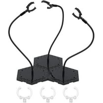 3 Pcs Black Action Figure Stand 9.8inch High Adjustable Metal Support Arm Action Figure Display Holders Attachable Base Model Support Stand Applicable for 7 inch Model for DIY